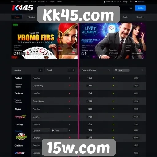 Comparativo entre Kk45.com e outros sites de jogos