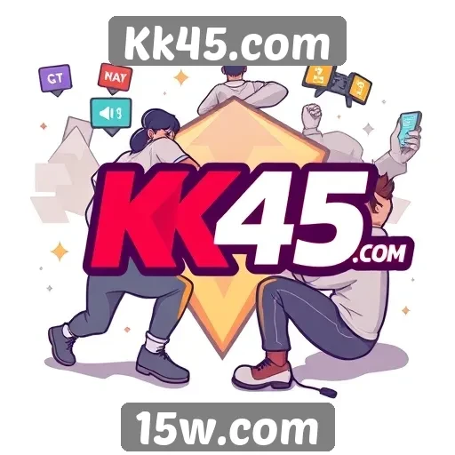Plataforma Kk45.com se destaca na comunidade de gamers