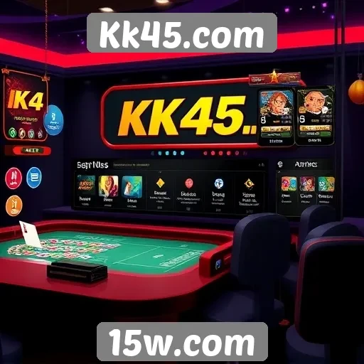 Interface amigável do Kk45.com atrai novos jogadores